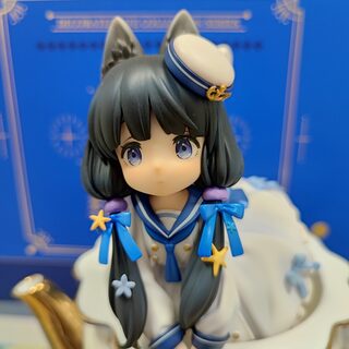 Оригинальная фигурка Ribose «Tea Time Cats» кошечка-коровка в чайнике — миниатюра 9