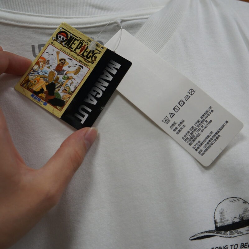 Футболка UNIQLO «Ван Пис» Черно-Белая М — фото 4
