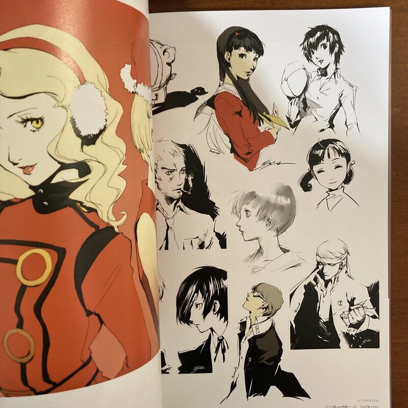 Оригинальный японский артбук Сигэнори Соэдзима Persona (Персона) 3 и 4 — фото 10