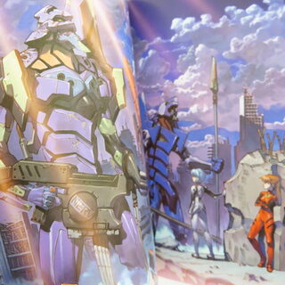 Оригинальный японский артбук «Евангелион» Рей белый — миниатюра 7