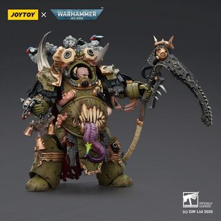 Оригинальная подвижная фигурка JOYTOY Warhammer 1/18 Чемпион Терминатор Савана Смерти — миниатюра 2