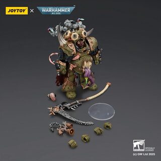 Оригинальная подвижная фигурка JOYTOY Warhammer 1/18 Чемпион Терминатор Савана Смерти — миниатюра 5
