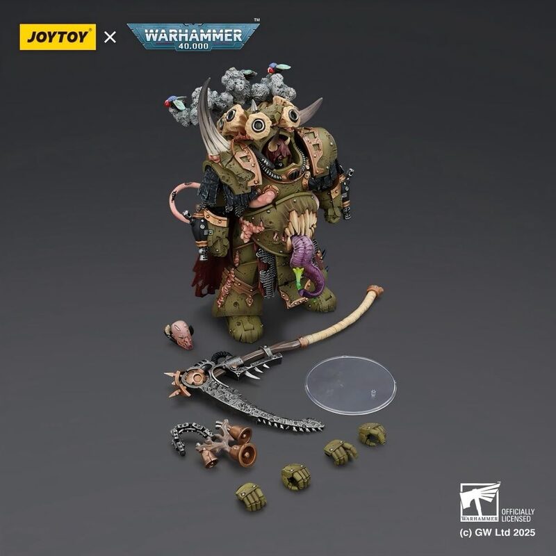 Оригинальная подвижная фигурка JOYTOY Warhammer 1/18 Чемпион Терминатор Савана Смерти — фото 5
