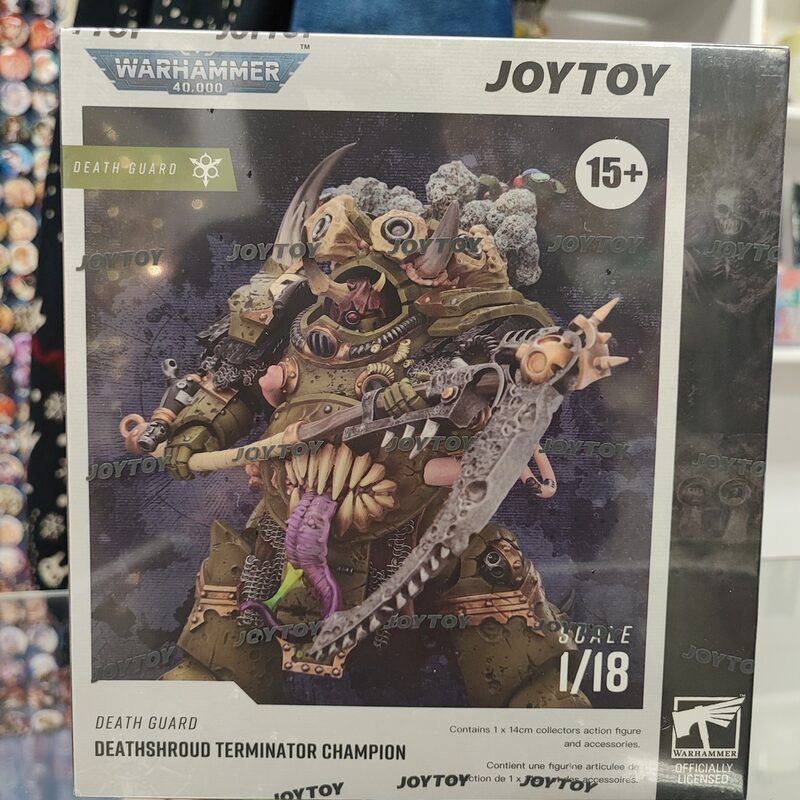 Оригинальная подвижная фигурка JOYTOY Warhammer 1/18 Чемпион Терминатор Савана Смерти — фото 6