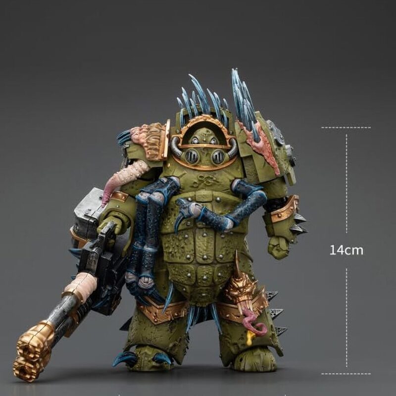 Оригинальная подвижная фигурка JOYTOY Warhammer 1/18 Повелитель Чумы Терминатор 1 — фото 3