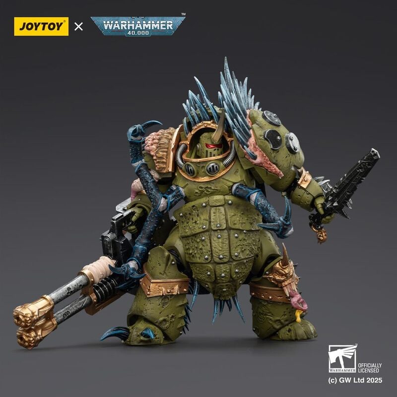 Оригинальная подвижная фигурка JOYTOY Warhammer 1/18 Повелитель Чумы Терминатор 1 — фото 5