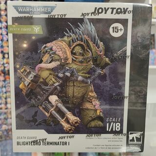 Оригинальная подвижная фигурка JOYTOY Warhammer 1/18 Повелитель Чумы Терминатор 1 — миниатюра 7