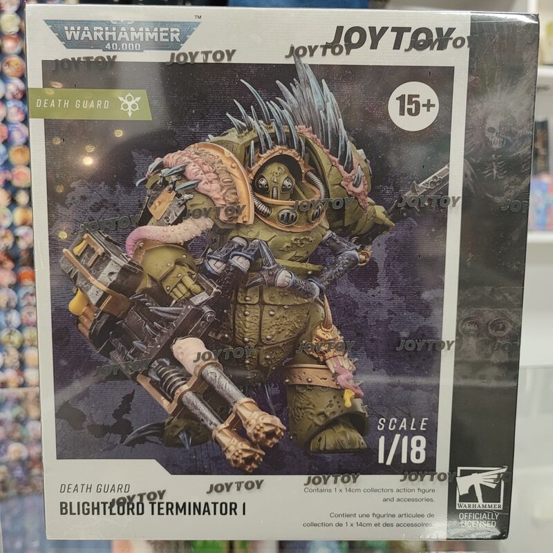 Оригинальная подвижная фигурка JOYTOY Warhammer 1/18 Повелитель Чумы Терминатор 1 — фото 7