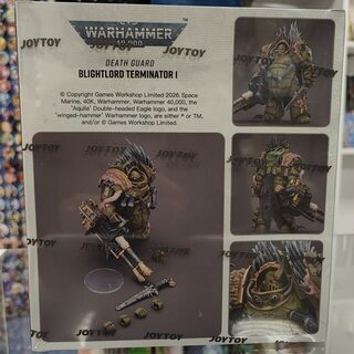 Оригинальная подвижная фигурка JOYTOY Warhammer 1/18 Повелитель Чумы Терминатор 1 — миниатюра 8