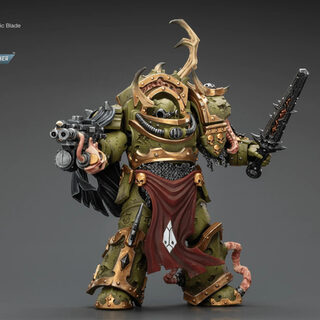 Оригинальная подвижная фигурка JOYTOY Warhammer 1/18 Повелитель Чумы Терминатор 3 — миниатюра 3