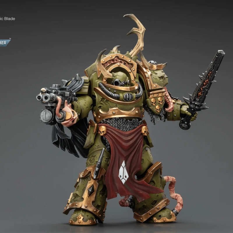 Оригинальная подвижная фигурка JOYTOY Warhammer 1/18 Повелитель Чумы Терминатор 3 — фото 3