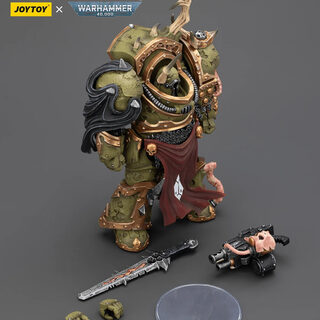 Оригинальная подвижная фигурка JOYTOY Warhammer 1/18 Повелитель Чумы Терминатор 3 — миниатюра 8