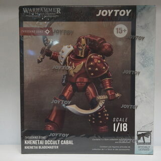 Оригинальная подвижная фигурка JOYTOY Warhammer 1/18 Мастер меча Кабала Тысячи Сынов — миниатюра 5