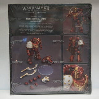 Оригинальная подвижная фигурка JOYTOY Warhammer 1/18 Мастер меча Кабала Тысячи Сынов — миниатюра 6