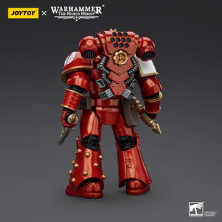Оригинальная подвижная фигурка JOYTOY Warhammer 1/18 Мечник Кабала Тысячи Сынов — миниатюра 2