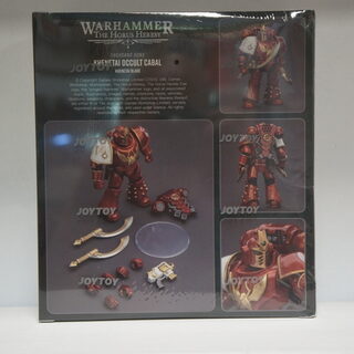 Оригинальная подвижная фигурка JOYTOY Warhammer 1/18 Мечник Кабала Тысячи Сынов — миниатюра 6