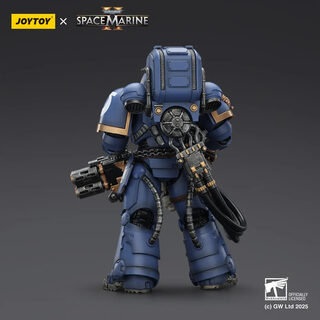 Оригинальная подвижная фигурка JOYTOY Warhammer 1/18 Ультрамарин Поддержка с мельтой — миниатюра 2