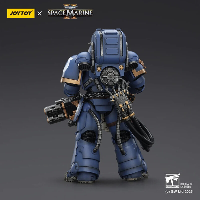 Оригинальная подвижная фигурка JOYTOY Warhammer 1/18 Ультрамарин Поддержка с мельтой — фото 2