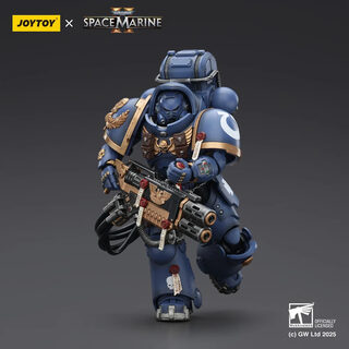 Оригинальная подвижная фигурка JOYTOY Warhammer 1/18 Ультрамарин Поддержка с мельтой — миниатюра 3
