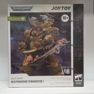 Оригинальная подвижная фигурка JOYTOY Warhammer 1/18 Терминатор из Савана Смерти — миниатюра 3