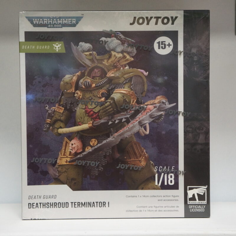 Оригинальная подвижная фигурка JOYTOY Warhammer 1/18 Терминатор из Савана Смерти — фото 3