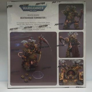 Оригинальная подвижная фигурка JOYTOY Warhammer 1/18 Терминатор из Савана Смерти — миниатюра 4