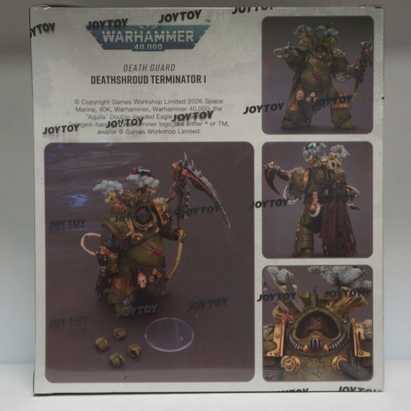 Оригинальная подвижная фигурка JOYTOY Warhammer 1/18 Терминатор из Савана Смерти — фото 4