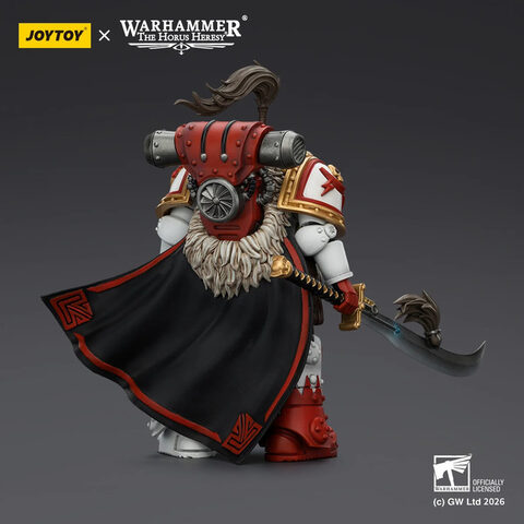 Оригинальная подвижная фигурка JOYTOY Warhammer 1/18 Хибу Хан искатель искупления Белых Шрамов