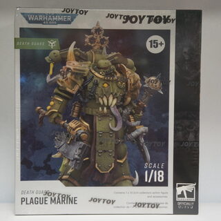 Оригинальная подвижная фигурка JOYTOY Warhammer 1/18 Чумной десантник Гвардии Смерти — миниатюра 5