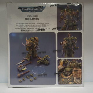 Оригинальная подвижная фигурка JOYTOY Warhammer 1/18 Чумной десантник Гвардии Смерти — миниатюра 6