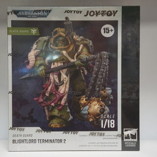 Оригинальная подвижная фигурка JOYTOY Warhammer 1/18 Повелитель чумы Гвардии Смерти — миниатюра 3