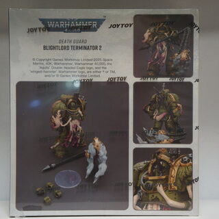 Оригинальная подвижная фигурка JOYTOY Warhammer 1/18 Повелитель чумы Гвардии Смерти — миниатюра 4