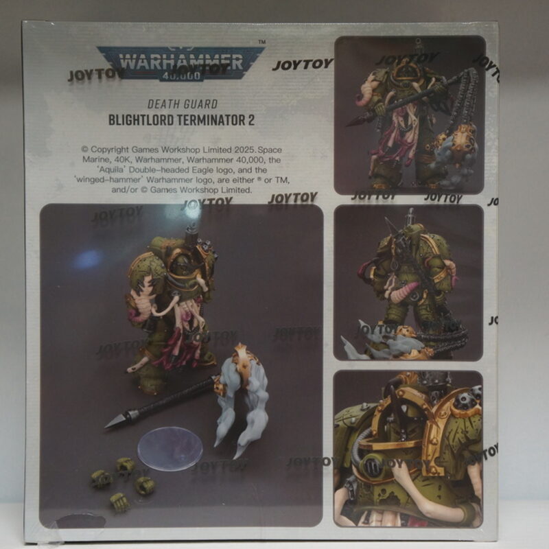 Оригинальная подвижная фигурка JOYTOY Warhammer 1/18 Повелитель чумы Гвардии Смерти — фото 4