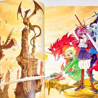 Оригинальный японский артбук «Студия Кламп / Studio Clamp» белый — миниатюра 3