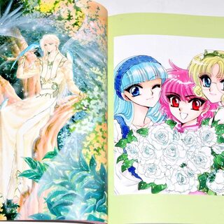 Оригинальный японский артбук «Студия Кламп / Studio Clamp» белый — миниатюра 5