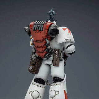 Оригинальная подвижная фигурка JOYTOY Warhammer 1/18 легионер Белых Шрамов — миниатюра 2