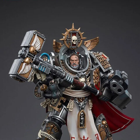 Оригинальная подвижная фигурка JOYTOY Warhammer 1/18 Великий магистр Серых Рыцарей Волдус