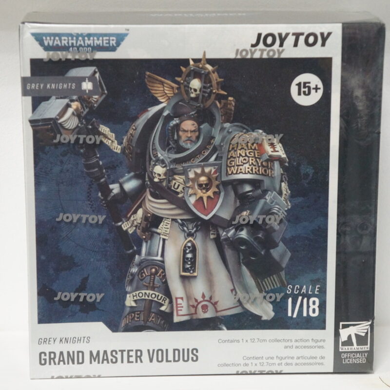Оригинальная подвижная фигурка JOYTOY Warhammer 1/18 Великий магистр Серых Рыцарей Волдус — фото 5
