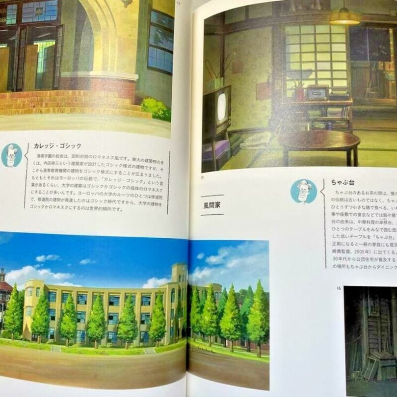 Оригинальный японский артбук по архитектуре студии Гибли/Ghibli — фото 6