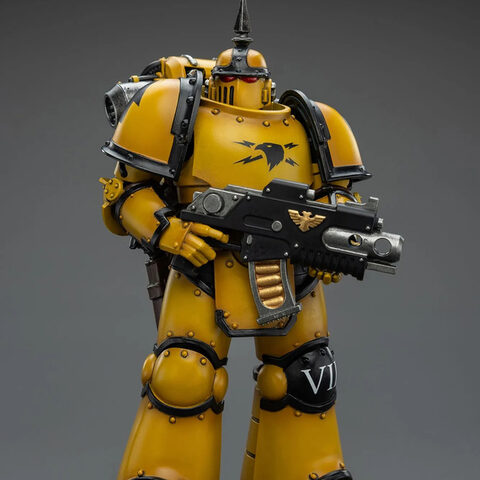 Оригинальная подвижная фигурка JOYTOY Warhammer 1/18 Знаменосец имперских кулаков