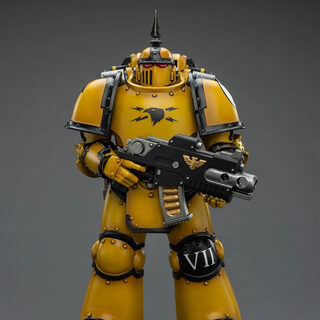 Оригинальная подвижная фигурка JOYTOY Warhammer 1/18 Знаменосец имперских кулаков — миниатюра 3