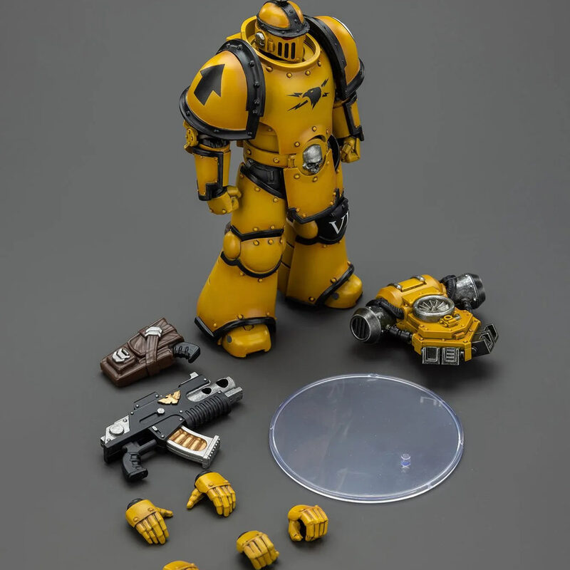 Оригинальная подвижная фигурка JOYTOY Warhammer 1/18 Знаменосец имперских кулаков — фото 5