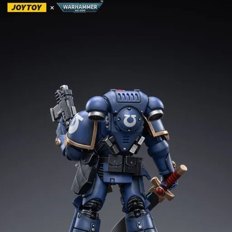 Оригинальная подвижная фигурка JOYTOY Warhammer 1/18 Ультрамарин, примарис-лейтенант Эрастус — фото 3