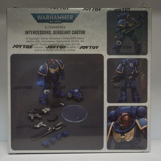 Оригинальная подвижная фигурка JOYTOY Warhammer 1/18 Ультрамарин, Брат-Ветеран, Сержант Кастор — миниатюра 7