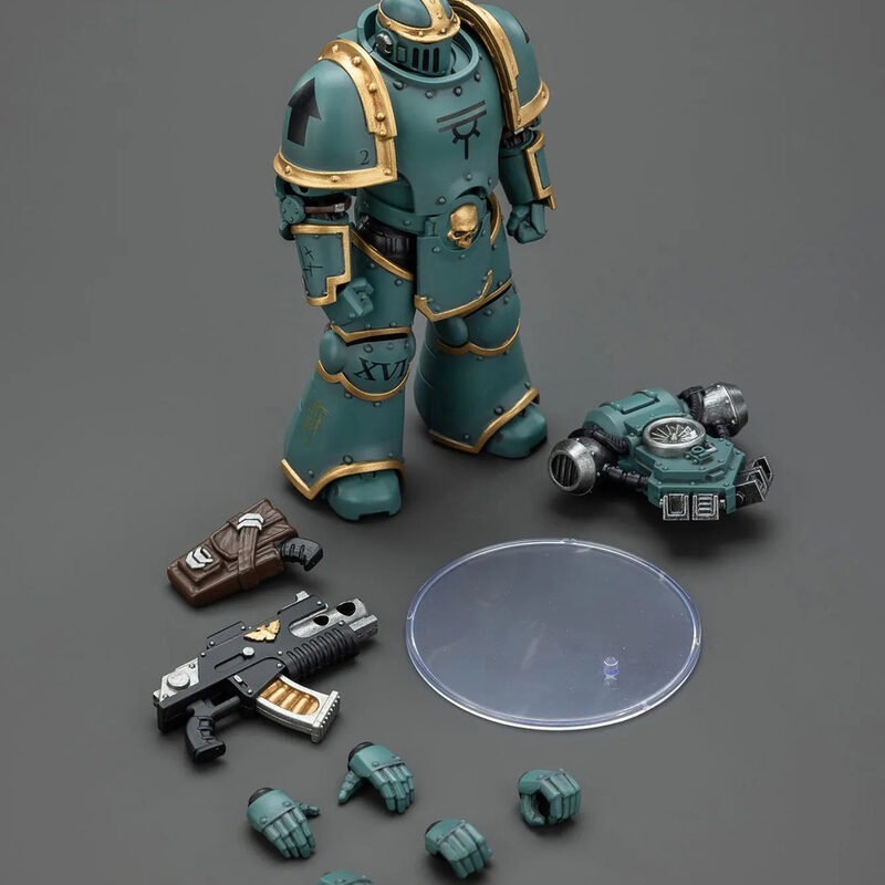 Оригинальная подвижная фигурка JOYTOY Warhammer 1/18 Сын Хоруса, Тактический легионер — фото 4