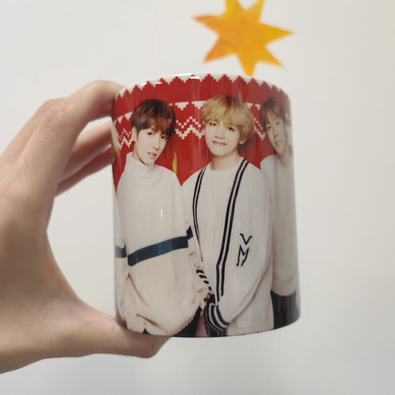 Кружка «К-поп» BTS Новогодняя