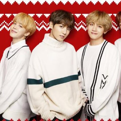 Кружка «К-поп» BTS Новогодняя