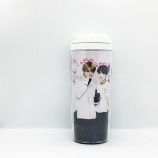 Термокружка «К-поп» BTS сердечки — миниатюра 1
