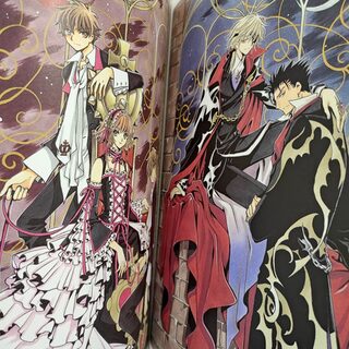 Оригинальный японский артбук «Студия Кламп / Studio Clamp» белый голубой — миниатюра 3