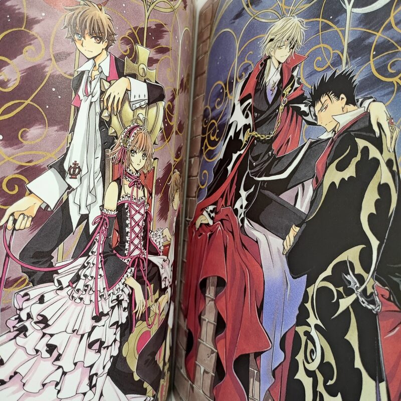 Оригинальный японский артбук «Студия Кламп / Studio Clamp» белый голубой — фото 3